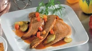 Recette  Langue de boeuf sauce piquante aux cornichons [upl. by Sigrid]