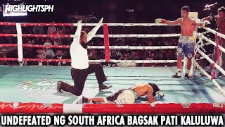 MINALIIT NA KAKAYAHAN NG PINOY NATIKMAN NG UNDEFEATED CHAMPION NG AFRICA  BRUTAL NA PINABAGSAK [upl. by Neeka]