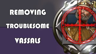 CK3 5 Ways to remove troublesome vassals [upl. by Rodgiva]