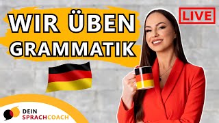 1 Stunde DEUTSCHUNTERRICHT🇩🇪 Deutsch lernen  Grammatik  Wortschatz  A2  B1  B2 [upl. by Delaney]