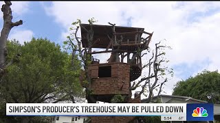 Boney Island treehouse in Sherman Oaks facing teardown [upl. by Notxap]