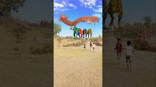 Real Jurassic world TRex vs Triceratops Part 1219 shorts dinosaur trex dinosour jurassicworld [upl. by Kerman]