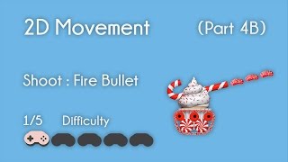 Unity  2D Movement Part 4b  Shoot  Fire Bullet [upl. by Aikimat]