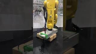 Kenos® vacuum gripper on Fanuc robot at Automate 2019  Piab [upl. by Dremann]