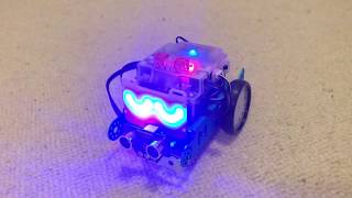 mBot wakes up Using the light sensor and LED matrix [upl. by Einahpehs]