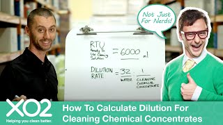 XO2®  How To Quickly Calculate Dilution Rates And Ratios For Cleaning Chemical Concentrates [upl. by Dlarrej]