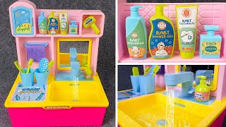 9 Minutes Satisfying with Unboxing Cute Miniature Pink Sink With Real Water Working ASMR Review Toy [upl. by Edith445]