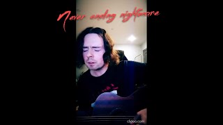 McAuley Schenker Group  Never ending nightmare acoustic cover [upl. by Dacie]