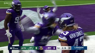 Minnesota Vikings Top Plays vs New York Jets in London  2024 Regular Season Week 5 [upl. by Ahsenik]