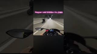 S1000rr Vs Z900 Haypar raid HarleyDavidson viralvideo uk07raider views [upl. by Dorahs]