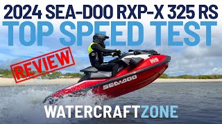 2024 Sea Doo RXPX 325 RS Review Top Speed Test [upl. by Wendolyn]