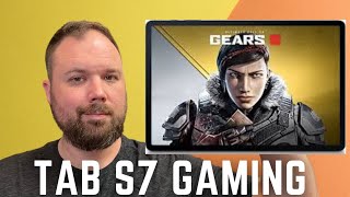 Samsung Galaxy Tab S7 Gaming Tablet Review  Gameplay [upl. by Lattonia]