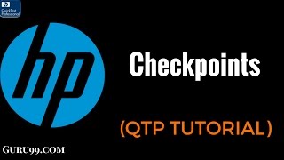 Checkpoints  HP UFT QTP TutoriaL 13 [upl. by Llesig]