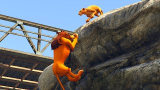 Nalas Journey from The Lion King  Defeating Hyenas Rescuing Friends and Confronting Scar 🦁🌟 4k [upl. by Nimesay]