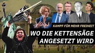 Die Kettensäge ansetzen Wo muss der Staat weggeschnitten werden [upl. by Horwath59]