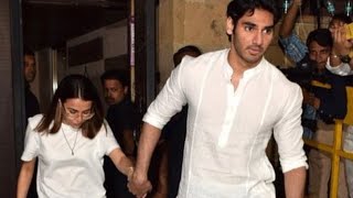 Ahan Shetty with Girlfriend Tania Shroff at Anil Kapoor’s House  SpotboyE [upl. by Kcinom]