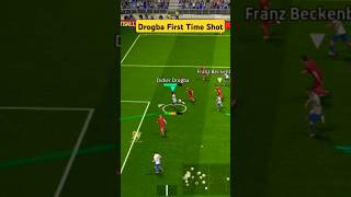 Epic Drogba First Time Shot  eFootball 2025 Mobile [upl. by Enilaf72]