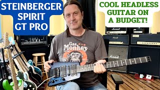 Steinberger Spirit GT Pro  Demo and Review  And A String Break [upl. by Nnylyma150]