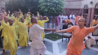 ISKCONDelhi Devotees Dancing on Hare Krishna Mahamantra Kirtan [upl. by Duffy]