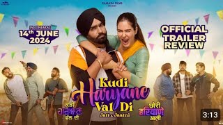 New punjabi movie 2024  Trailer Review  Kudi haryane wal di  Ammy virk  Sonam bajwa  Filmy Swag [upl. by Dihsar]