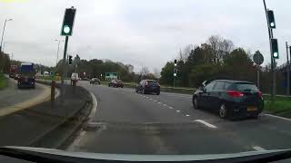 Dash Cam Journey down the M4 Motorway onto ParcSeymour and Llanwern [upl. by Alcina353]