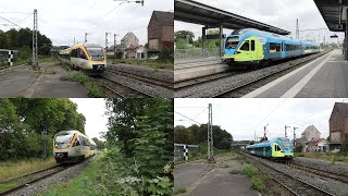 Bahnverkehr in LageLippe mit Formsignalen Eurobahn Talent und Br 427 [upl. by Bradan]