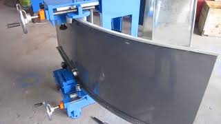 standing seam roof panel curving machine [upl. by Braden]