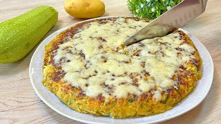 Einfach 3 Kartoffeln und 2 Zucchini reiben Leckeres Zucchini Kartoffel Rezept Günstig und einfach [upl. by Anihsak594]