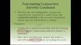 Conjunctive Adverbs MsDee CCA [upl. by Harle]