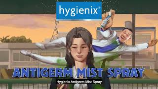 Hygienix AntiGerm Mist Body Spray [upl. by Airretal]