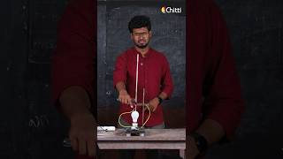 கண்ணாடி Current⚡️ அ கடத்துமா  Chitti in the School06 Heat vs Electricity Chitti Science [upl. by Ime732]