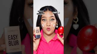 Huda Beauty Easy Blur VS TirTir Cushion Foundation😱 [upl. by Byrle]