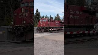 CP 8864 west CPKC 421 at Mackenzie [upl. by Cochard]