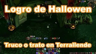 Logro de Hallowen Truco o trato en Terrallende [upl. by Marko954]