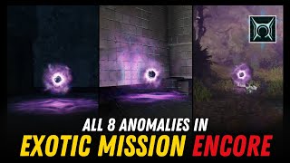 Guide For All 8 Temporal Anomalies In Encore Epilogue Anomalous Voices  Destiny 2 [upl. by Suoicerp126]