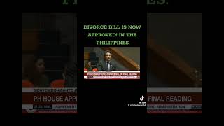 DIVORCE IN THE PHILIPPINES APPROVED [upl. by Jolda120]