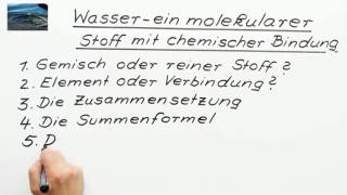 Eigenschaften des Wassers  Chemie  Allgemeine und anorganische Chemie [upl. by Dominus636]