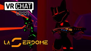 Laserdome Trailer  Out now  VRChat Game World [upl. by Alaj694]