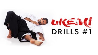 Aikido Practice Ukemi Drills 1 Basic 3Point [upl. by Wolenik]