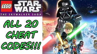 Lego Star Wars the Skywalker Saga All 20 Cheat Codes Not Clickbait [upl. by Enimsaj]