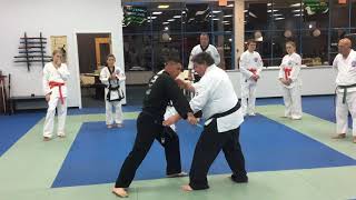 Hapkido Knife Defense  Abdominal Stab [upl. by Sukramaj]