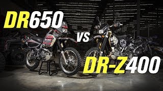 Suzuki DR650 vs DRZ400 [upl. by Mcevoy839]