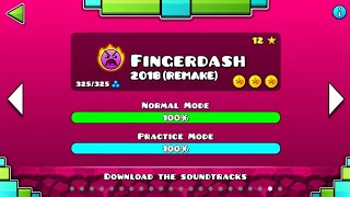 FINGERDASH 2018 Remake  Geometry Dash  Fingerdash 2018  KubSooNek Fingerdash Remake [upl. by Ellicec701]