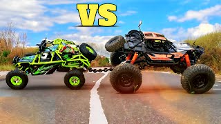 Wltoys 12427 vs Bigfoot Rock Crawler  Remote Control Car  RC Cars [upl. by Osborn]