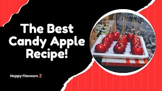 How to make candy apples for Halloweenhappy flavours by Jay [upl. by Sherburne]