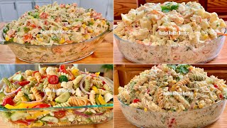 4 RECETAS DE ENSALADAS FÁCIL Y DELICIOSAS 😋 [upl. by Yesllek]