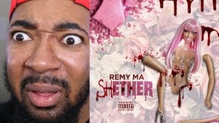 Remy Ma quotSHETHERquot Nicki Minaj Diss Over Nas quotEtherquot WSHH Exclusive  Official Audio REACTION [upl. by Annez549]