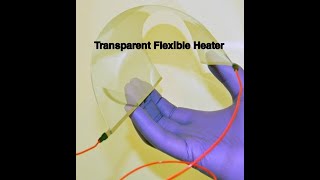 Transparent Flexible Heater  Printed Electronics  Linepro Controls Pvt Ltd [upl. by Eiram]