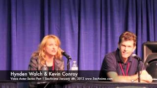 Voice Actor Series Part 1 SacAnime 2013 Panel With Kevin Conroy amp Hynden Walch [upl. by Tadashi]