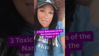 3 Toxic Behaviors of the Narcissist on the Phone ☎️  narcissists [upl. by Bettine]